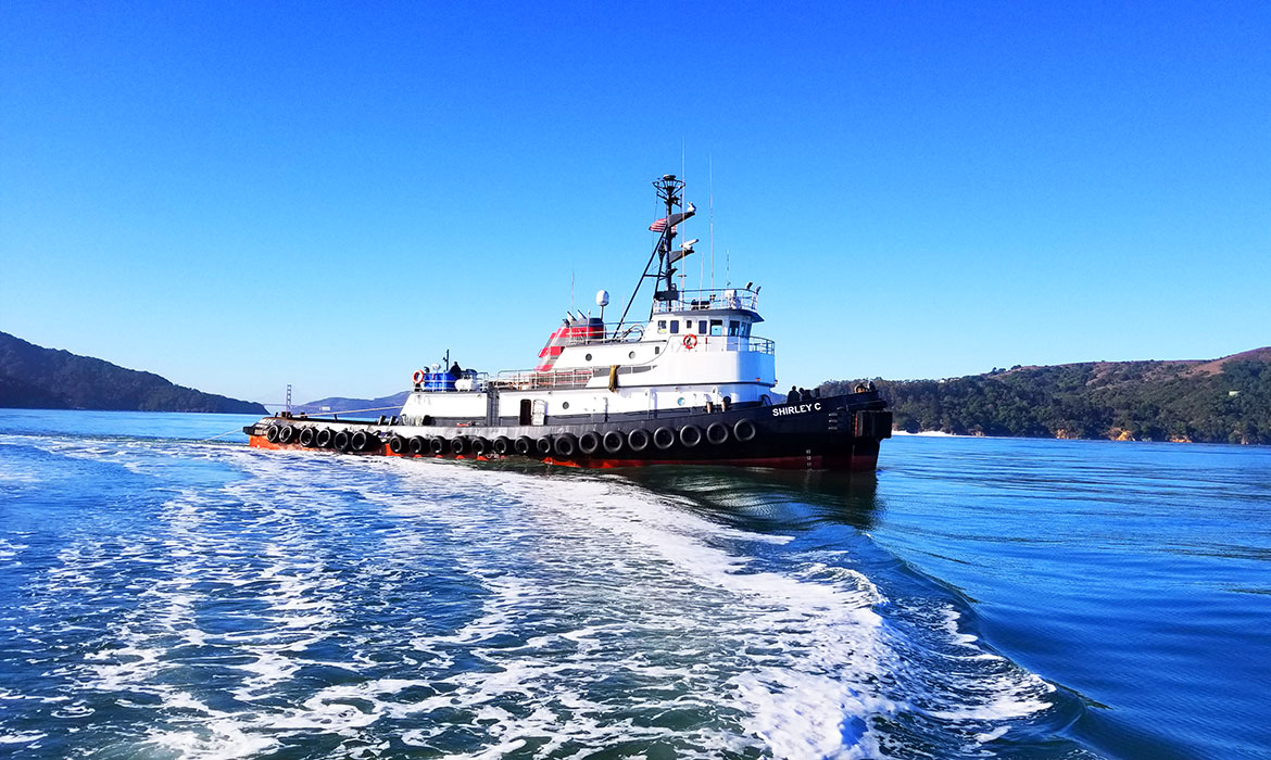 Curtin Maritime ABS Loadline Tug Shirley-C, Port of Seattle, Port of Long Beach, Ca.