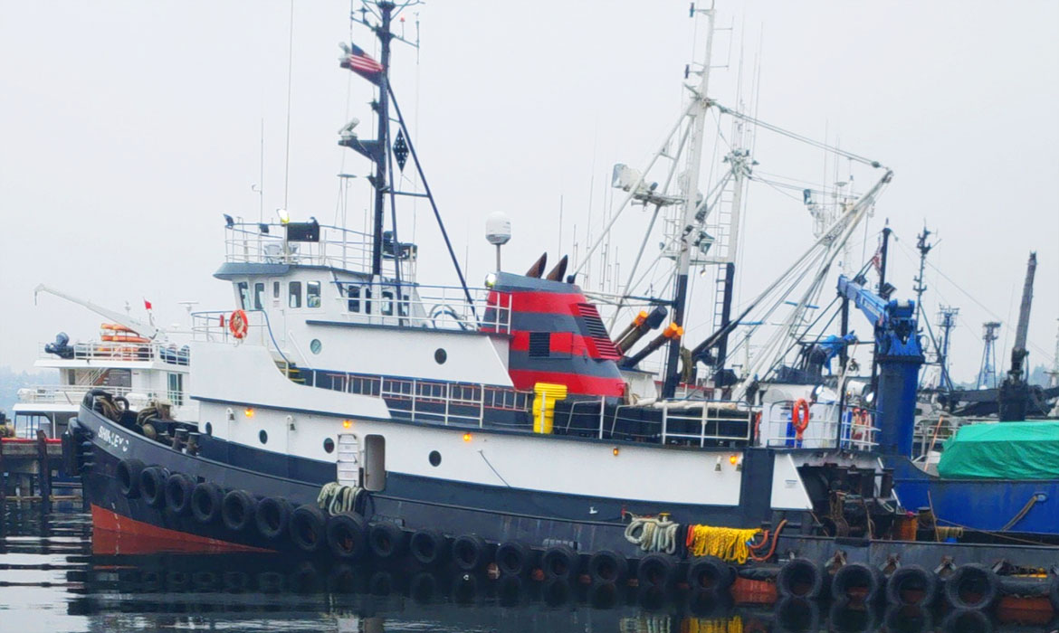 Curtin Maritime ABS Loadline Tug Shirley-C, Port of Seattle, Port of Long Beach, Ca.