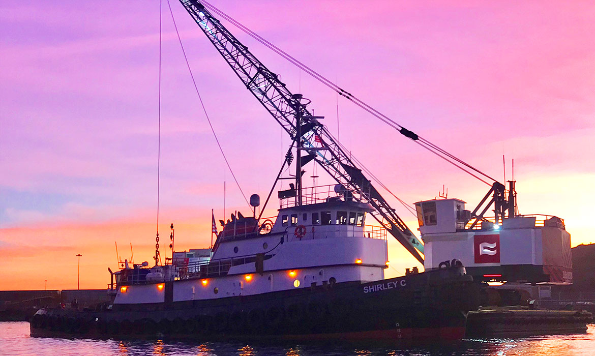 Curtin Maritime ABS Loadline Tug Shirley-C, Port of Seattle, Port of Long Beach, Ca.