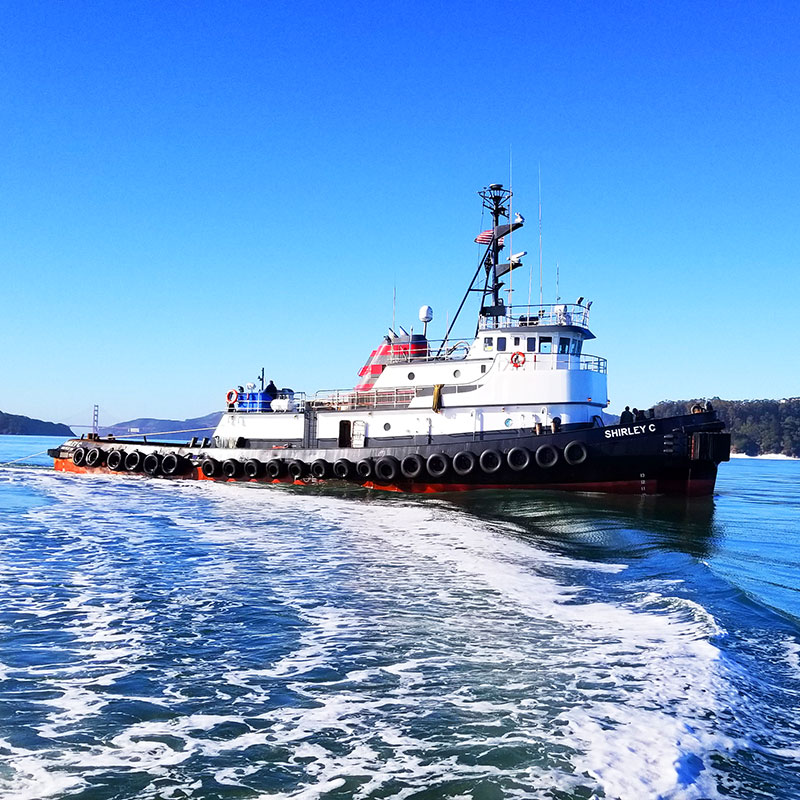 Curtin Maritime ABS Loadline Tug Shirley-C, Port of Seattle, Port of Long Beach, Ca.
