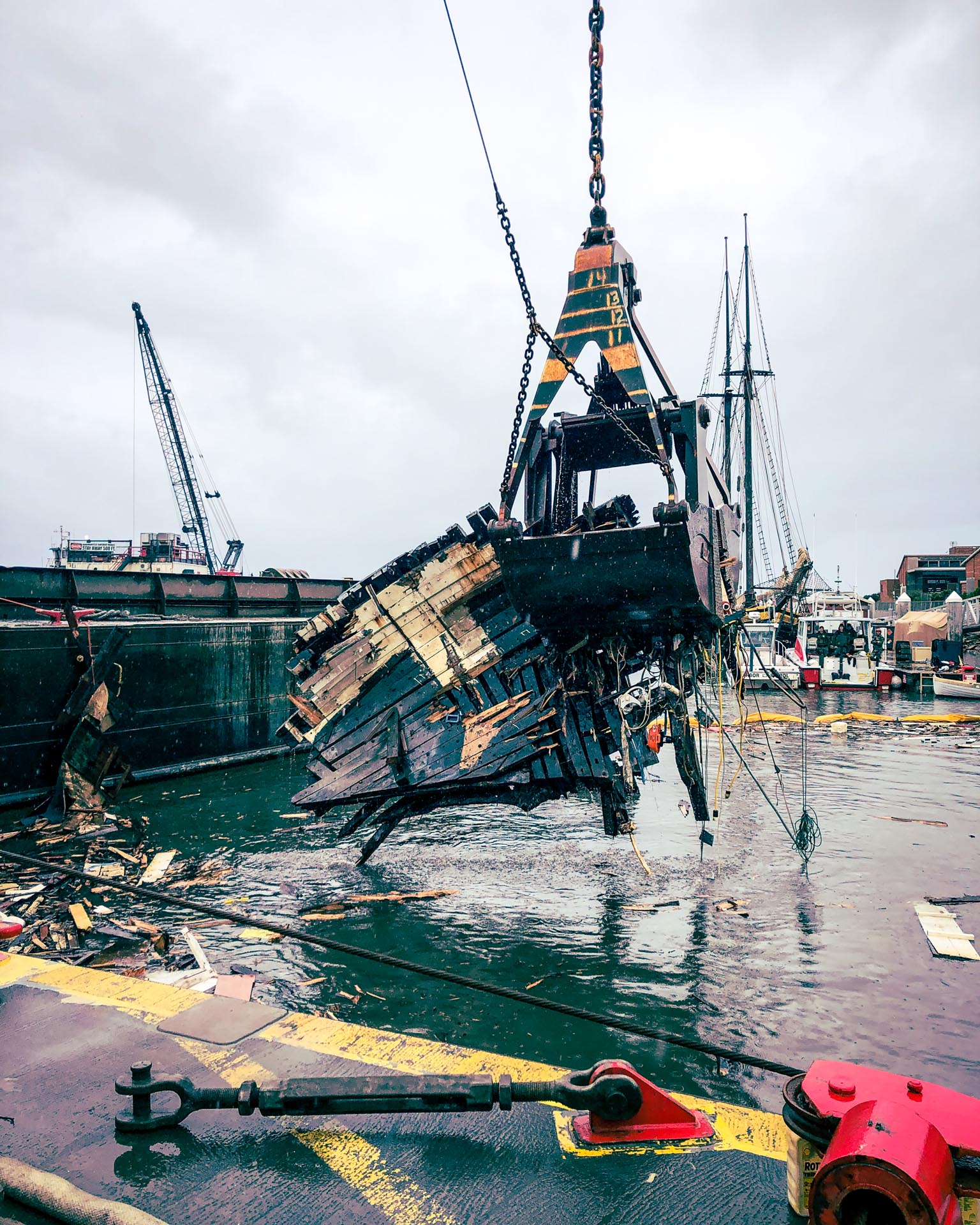 Pilgrim Tall Ship Salvage Vessel Demolition Dana Point