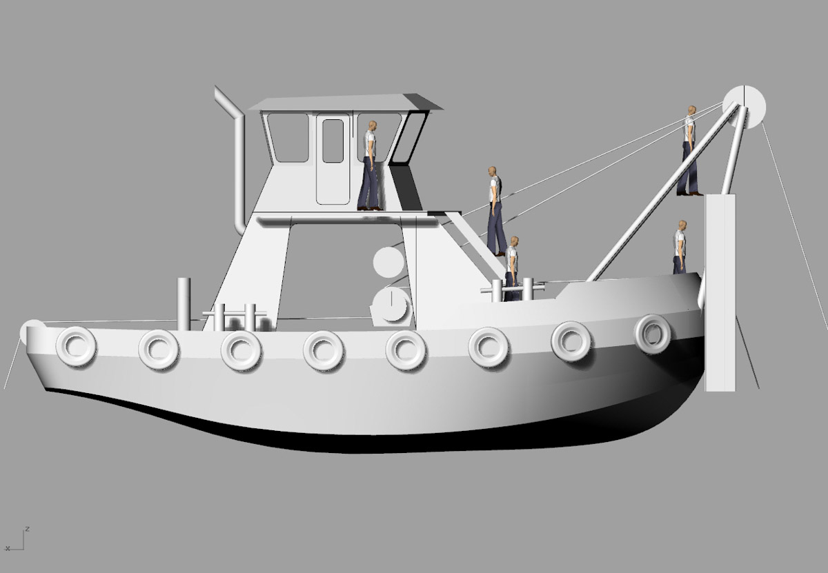Vessel Design Build Engineering Fabrication Tugboat 45 x20 Workboat Curtin Maritime Bernardine C