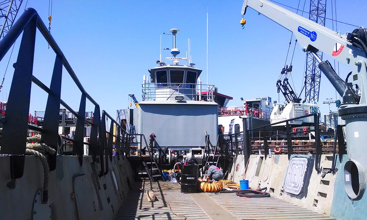 Vessel Design-Build Fabrication Port of Long Beach Harbor Patrol Curtin Maritime LCM8